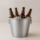 Balde de Gelo Alumínio Polido 5 Litros – Elegância e Conservação para Cervejas e Bebidas