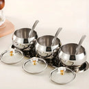 Conjunto 3 Potes Organizadores com Bandeja Luxo