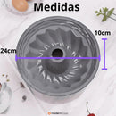 Forma Silicone Antiaderente Para Bolos e Pudins