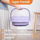 UltraClean - Mini Máquina de Lavar Elétrica Portátil Com Cesto Centrífuga - Entrega Grátis