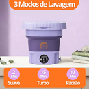 UltraClean - Mini Máquina de Lavar Elétrica Portátil Com Cesto Centrífuga - Entrega Grátis