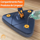 FlexPro - Mop de Limpeza Giratório Com Panos Microfibra Super Absorventes Reutilizáveis - Entrega Grátis