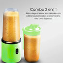 Mini Liquidificador Elétrico Portátil com Copo Extra