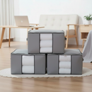 MegaBox - Caixa Organizadora Para Roupas de Cama Anti-Mofo e Poeira - Entrega Grátis