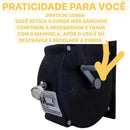 FlexLine - Varal de Parede Super Resistente Com 30 Metros e Corda Recolhível - Entrega Grátis