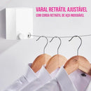 FlexDry - Varal Retrátil Com 4 Metros Para Lavanderia e Espaços Pequenos - Entrega Grátis