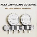 SuportFix - Suporte Porta Vassoura Rodo e Mop Organizador de Parede Com Ventosa a Vácuo Sem Furar Parede - Entrega Grátis