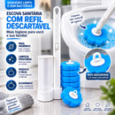 CleanClick™ — Escova Sanitária Descartável com Refis