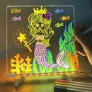 Quadro Mágico LED Infantil para Escrever e Desenhar LuzPad