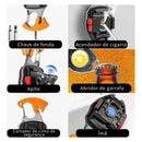 Lanterna multifuncional 7 em 1 com Acendedor